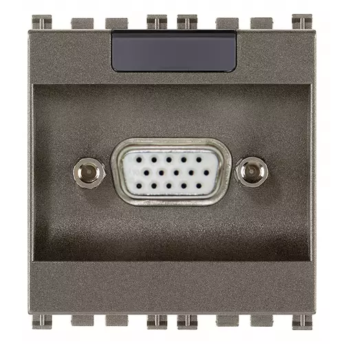 Vimar - 19348.M - VGA 15P socket connector Metal