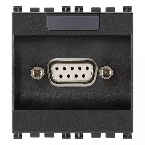 Vimar - 19365 - 9P SUB D socket connector grey