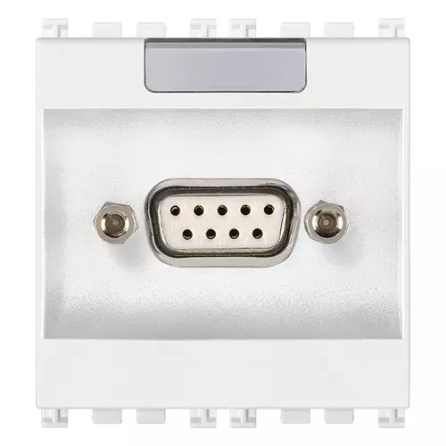 Vimar - 19365.B - 9P D SUB socket connector white