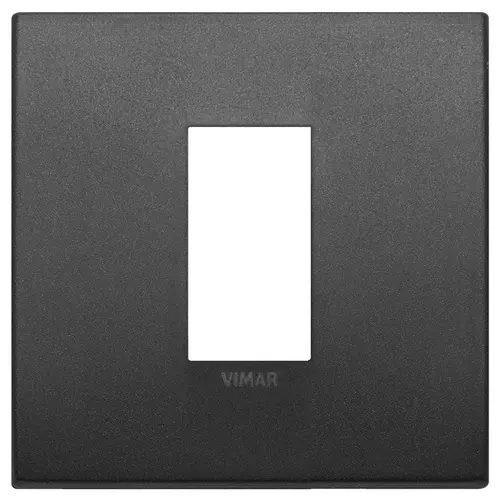 Vimar - 19641.01 - Classic plate 1M metal matt graphite