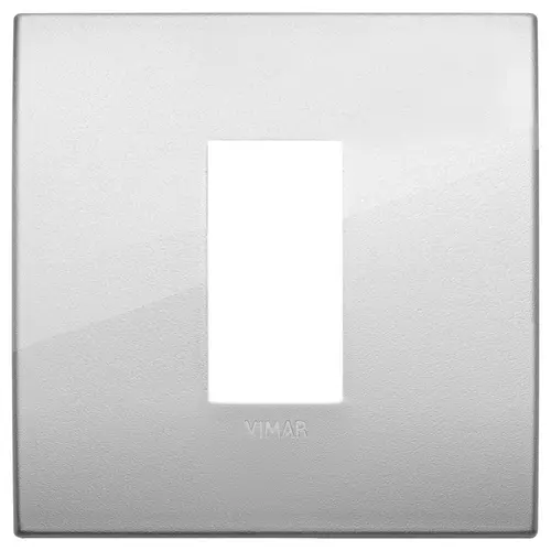 Vimar - 19641.03 - Πλάκα Classic 1M μέταλλο ασήμι