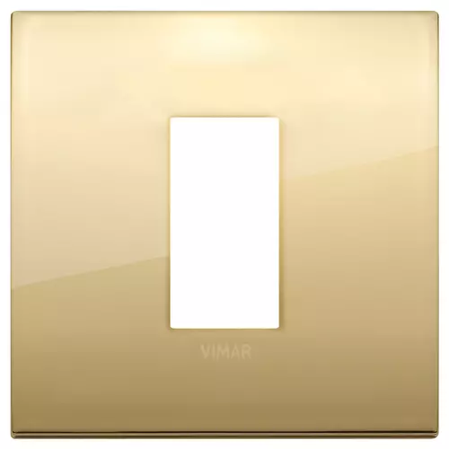 Vimar - 19641.07 - Abdeckrahmen Classic 1M Metall gold