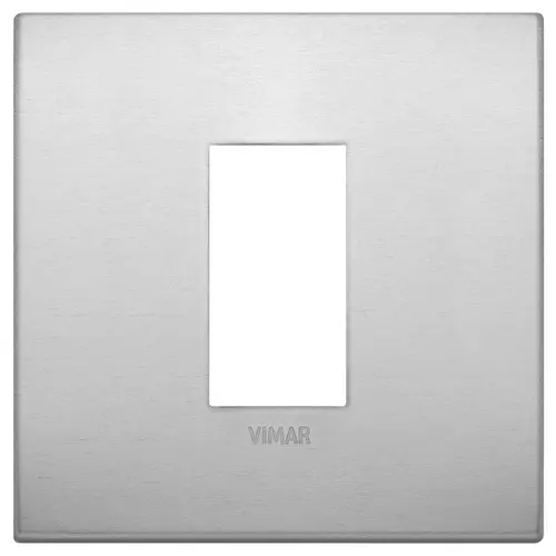 Vimar - 19641.15 - Plaque Classic 1M aluminium
