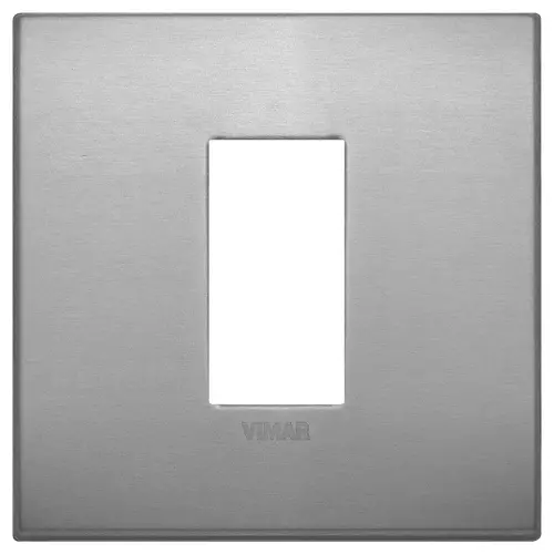 Vimar - 19641.16 - Placa Classic 1M aluminio lava