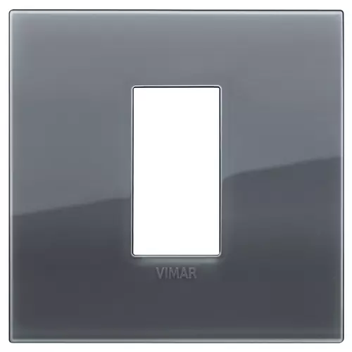 Vimar - 19641.61 - Plaque Classic 1M Reflex gris fumé