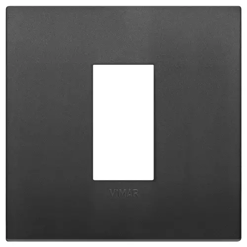 Vimar - 19641.71 - Plaque Classic 1M technopolymère noir