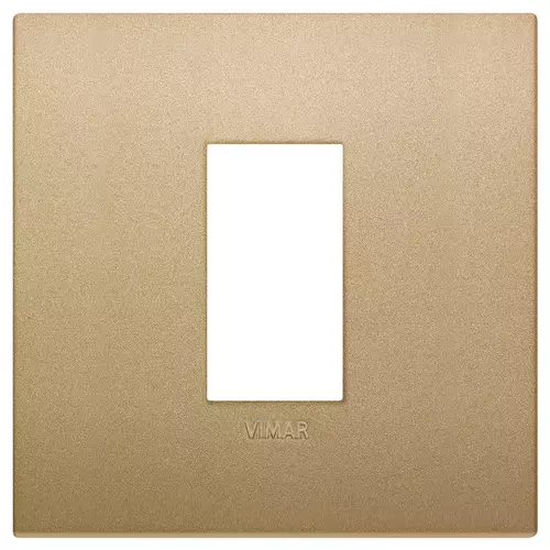Vimar - 19641.78 - Plaque Classic 1M technopolymère or mat