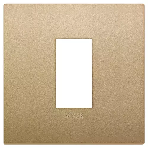 Vimar - 19641.78 - Placa Classic 1M tecnopolímero oro mate