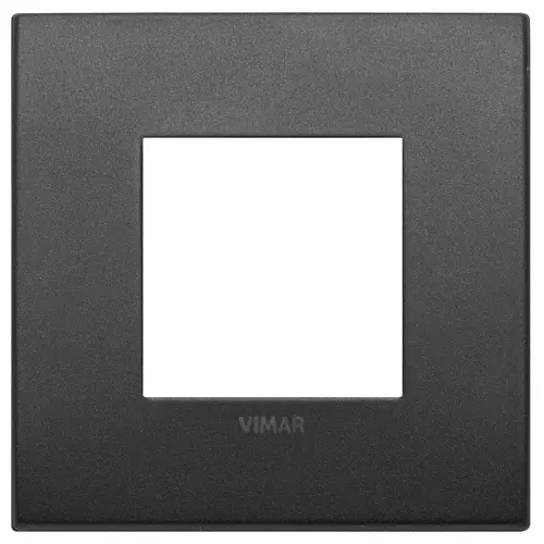 Vimar - 19642.01 - Placa Classic 2M metal grafito mate