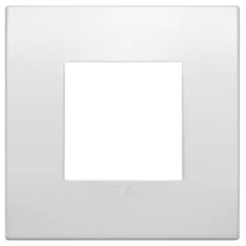 Vimar - 19642.05 - Classic plate 2M metal matt pearl