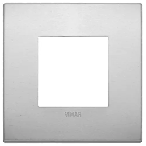 Vimar - 19642.15 - Classic plate 2M aluminium