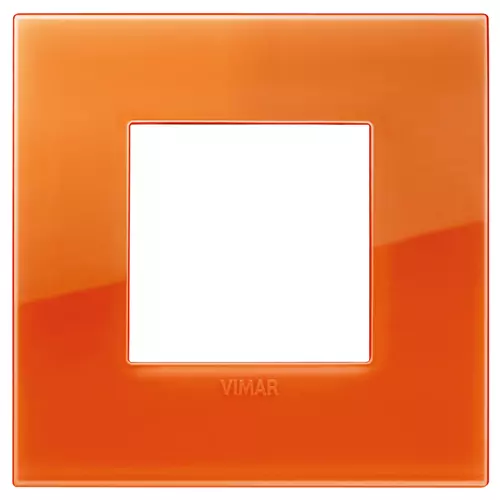 Vimar - 19642.63 - Abdeckrahmen Classic 2M Reflex orange