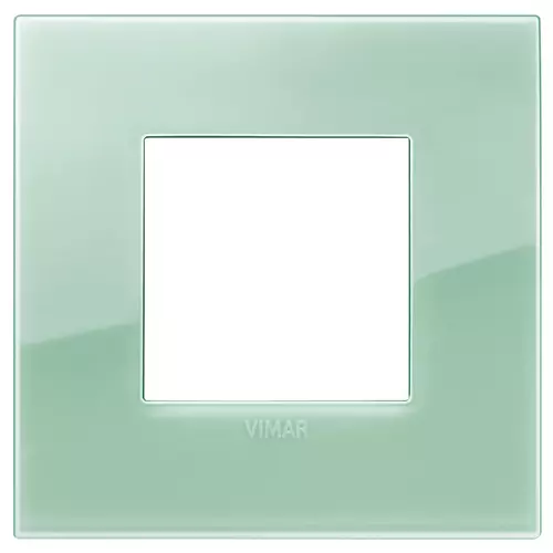 Vimar - 19642.65 - Plaque Classic 2M Reflex vert sauge