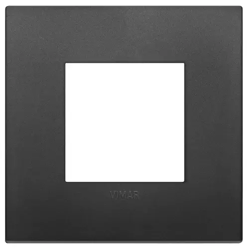 Vimar - 19642.71 - Classic plate 2M technopolymer black