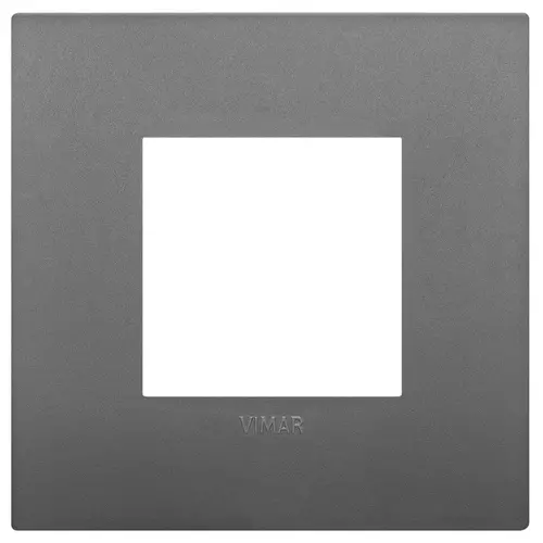 Vimar - 19642.72 - Plaque Classic 2M technopolymère gris