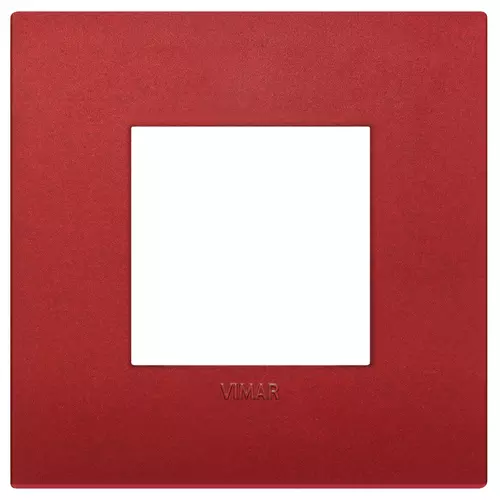 Vimar - 19642.75 - Πλάκα Classic 2M πολυμερές κόκκινος ματ