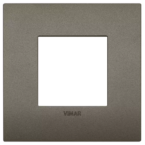 Vimar - 19642.80 - Plaque Classic 2M technopolymère Metal