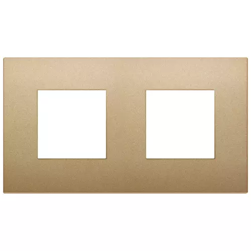 Vimar - 19643.78 - Plate 4M(2+2x71) technopolymer matt gold
