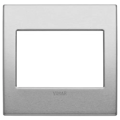 Vimar - 19648.15 - Plaque Classic 3M BS aluminium