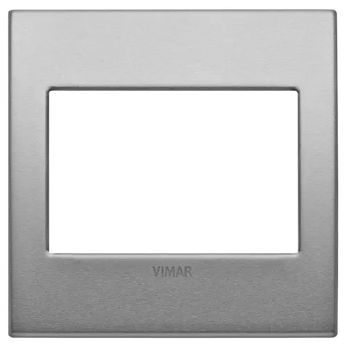 Vimar - 19648.16 - Plaque Classic 3M BS aluminium lave