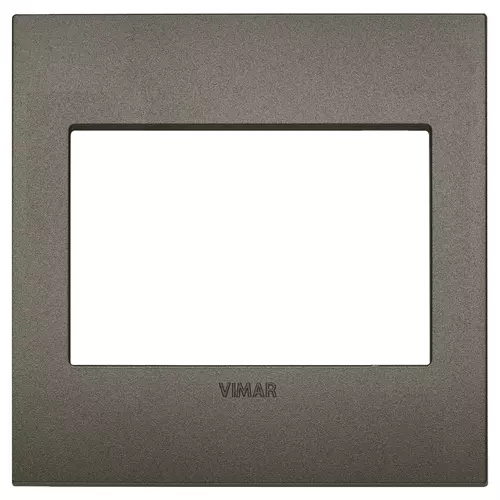 Vimar - 19648.80 - Placa Classic 3M BS tecnopolímero Metal
