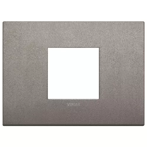 Vimar - 19652.04 - Classic plate2centrM metal matt titanium