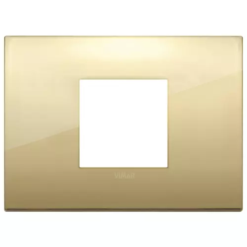 Vimar - 19652.07 - Classic plate 2centrM metal gold