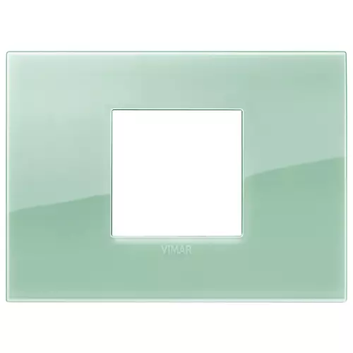 Vimar - 19652.65 - Classic plate 2centrM Reflex sagegreen