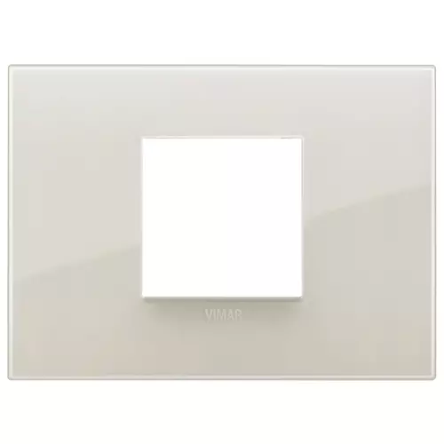 Vimar - 19652.67 - Classic plate 2centrM Reflex ivory