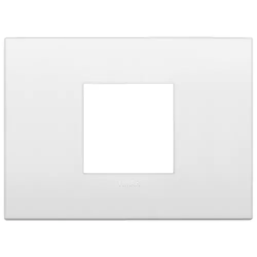 Vimar - 19652.74 - Classic plate 2centrM technopol. white