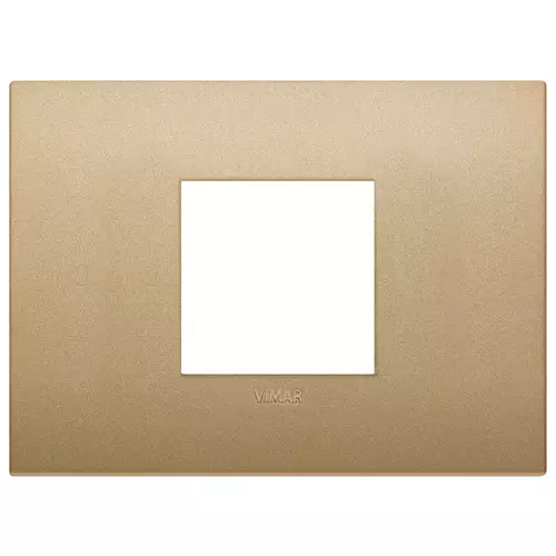 Vimar - 19652.78 - Placa Classic 2Mcentr.tecnopol. oro mate