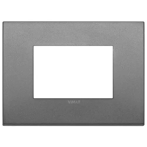 Vimar - 19653.02 - Classic plate 3M metal matt slate