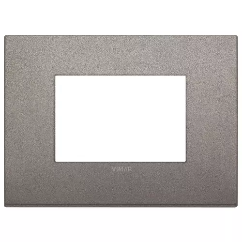 Vimar - 19653.04 - Classic plate 3M metal matt titanium