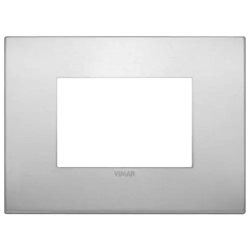 Vimar - 19653.15 - Plaque Classic 3M aluminium