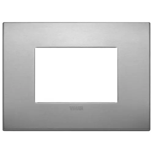 Vimar - 19653.16 - Plaque Classic 3M aluminium lave