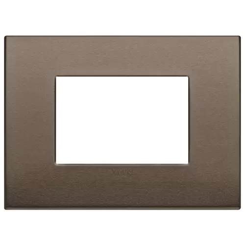 Vimar - 19653.17 - Plaque Classic 3M aluminium bronze foncé
