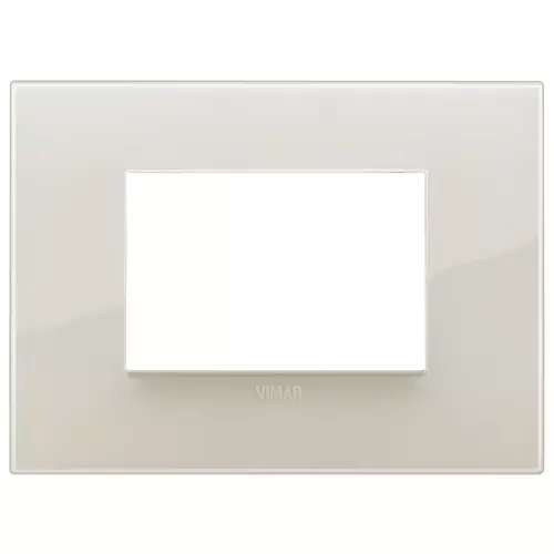 Vimar - 19653.67 - Classic plate 3M Reflex ivory