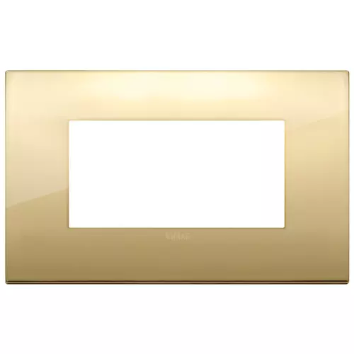 Vimar - 19654.07 - Placa Classic 4M metal oro