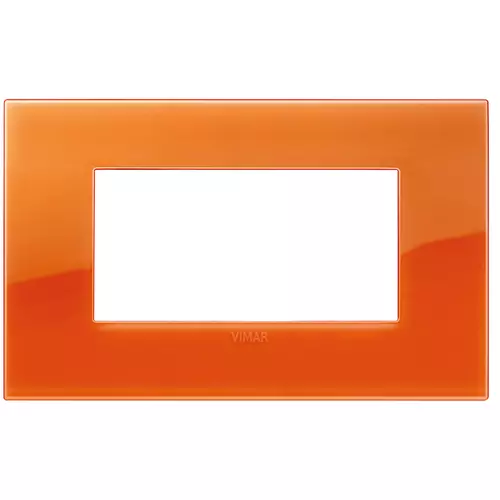 Vimar - 19654.63 - Classic plate 4M Reflex orange