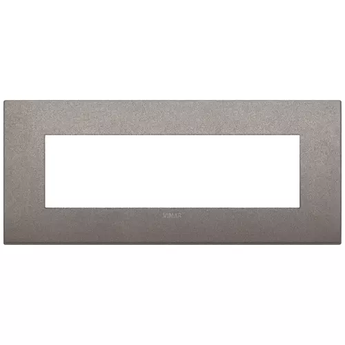 Vimar - 19657.04 - Classic plate 7M metal matt titanium