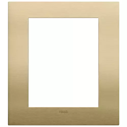 Vimar - 19668.12.01 - Classic plate 8M metal brushed brass