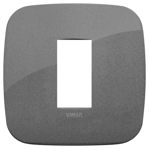 Vimar - 19671.22 - Round plate 1M metal slate