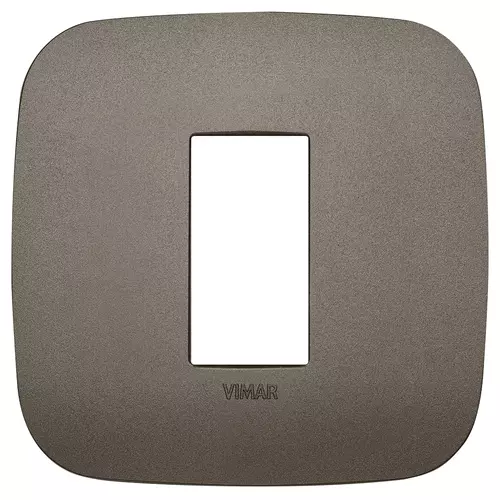 Vimar - 19671.80 - Placca Round 1M Metal