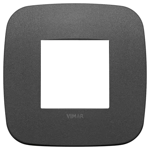 Vimar - 19672.21 - Round plate 2M metal mattgraphit