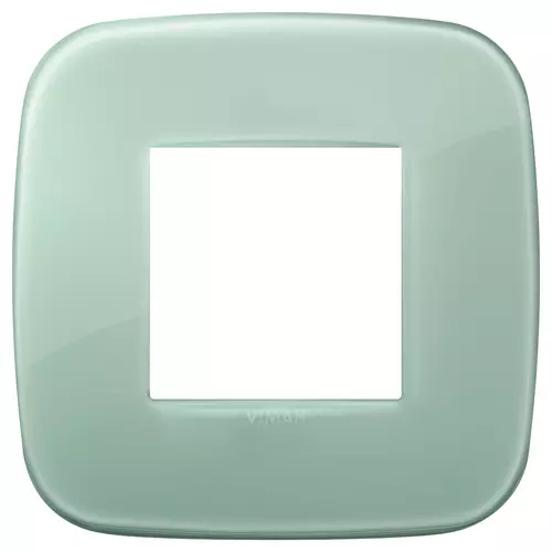 Vimar - 19672.65 - Round plate 2M Reflex sagegreen