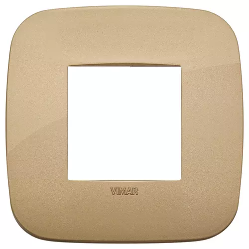 Vimar - 19672.88 - Round plate 2M techno antique gold