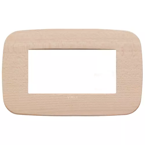 Vimar - 19684.53 - Placa Round 4M madera arce