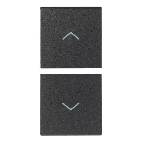 Vimar - 19751.2 - 2 half buttons 1M arrows symbol grey