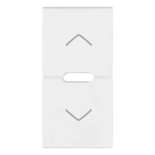 Vimar - 19755.2.B - 2 half buttons 1M arrows symbol white