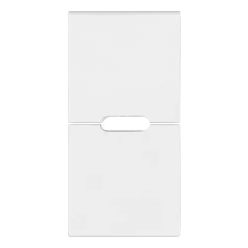 Vimar - 19755.B - 2 half buttons 1M customizable white